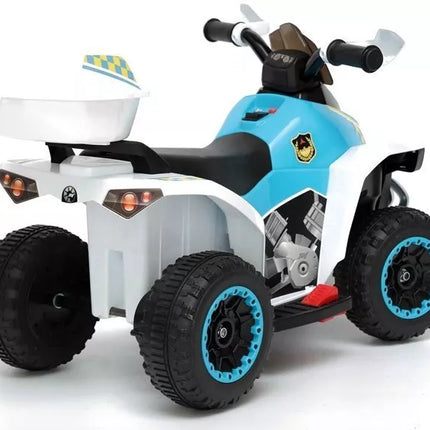 GTS1188-A vaikiškas elektrinis keturratis 6V – baltas