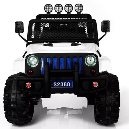 Elektrinis visureigis vaikams Jeep S2388 – baltas