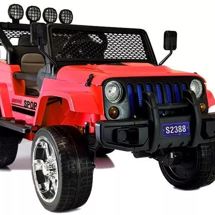 Elektrinis visureigis vaikams Jeep S2388 – raudonas