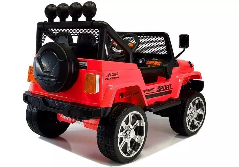 Elektrinis visureigis vaikams Jeep S2388 – raudonas