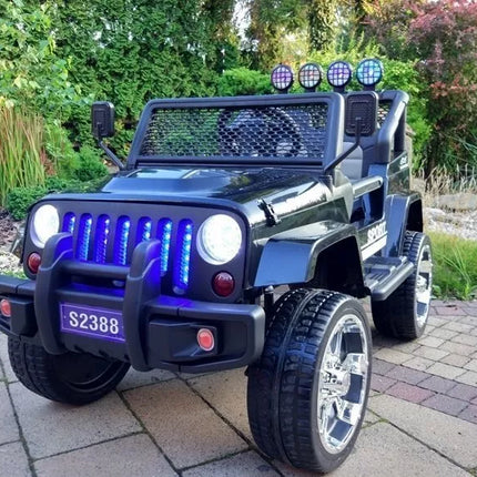 Elektrinis visureigis vaikams Jeep S2388 – juodas