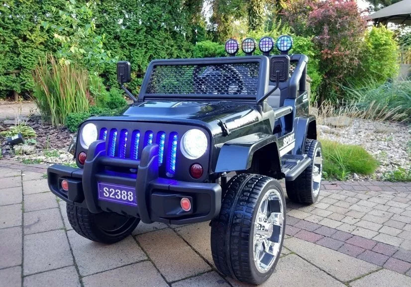 Elektrinis visureigis vaikams Jeep S2388 – juodas