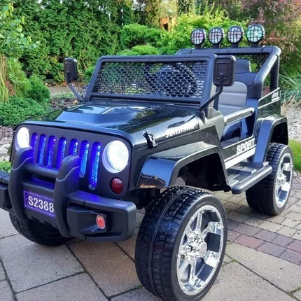 Elektrinis visureigis vaikams Jeep S2388 – juodas