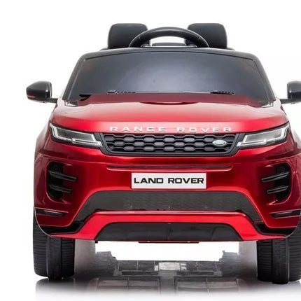 Elektrinis vaikiškas automobilis Range Rover Evoque – raudonas