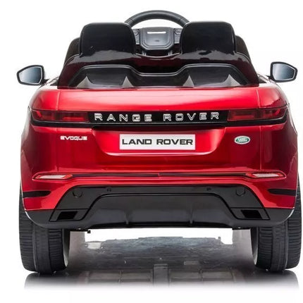 Elektrinis vaikiškas automobilis Range Rover Evoque – raudonas