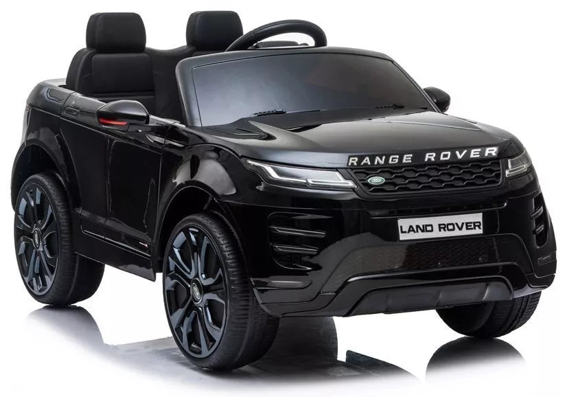 Elektrinis vaikiškas automobilis Range Rover Evoque, juodas