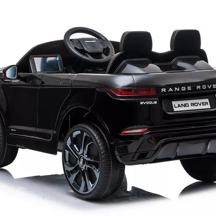 Elektrinis vaikiškas automobilis Range Rover Evoque, juodas
