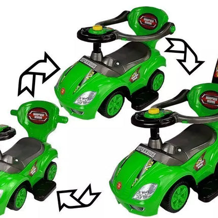 Paspiriamoji Mašinėlė Mega Car 3in1 – žalia