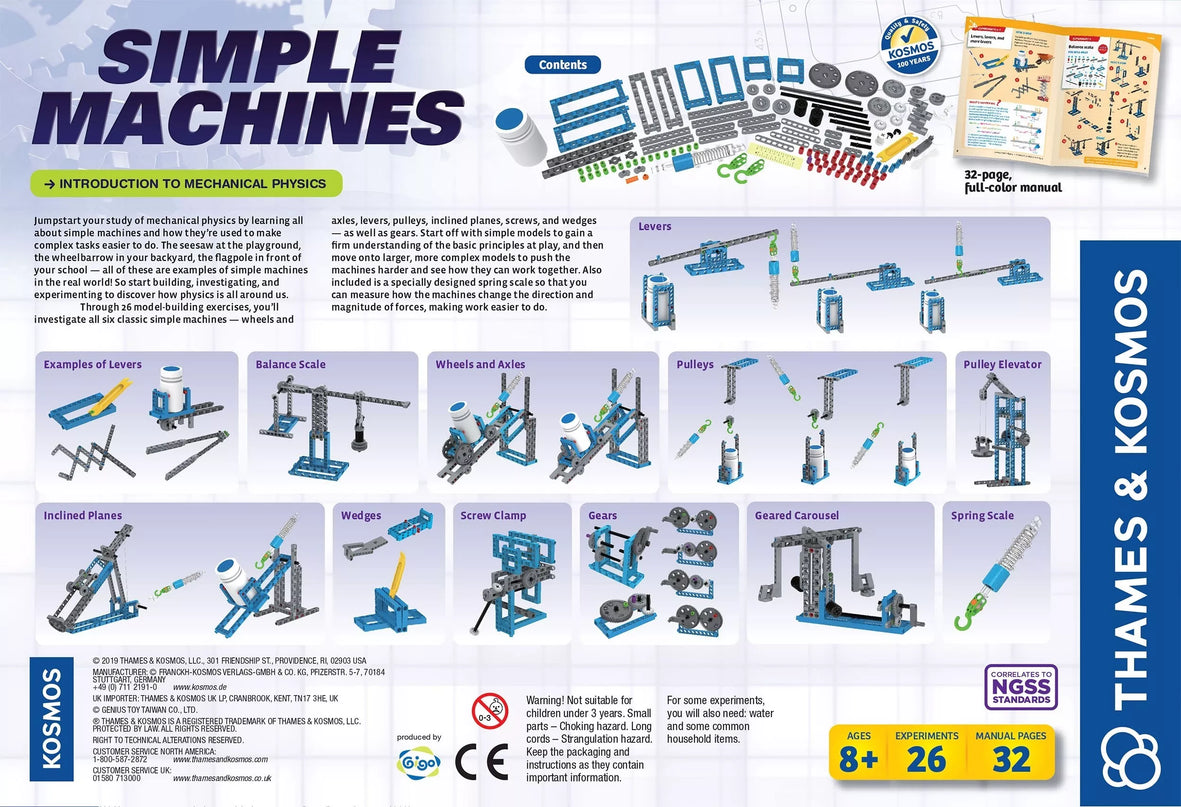 Kosmos STEM rinkinys ”Simple machines”