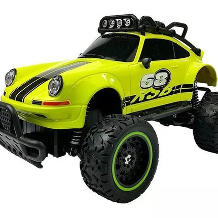 Nuotoliniu būdu valdomas bekelės automobilis Off-road R/C Beetle – žalias, 2.4G