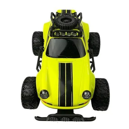 Nuotoliniu būdu valdomas bekelės automobilis Off-road R/C Beetle – žalias, 2.4G