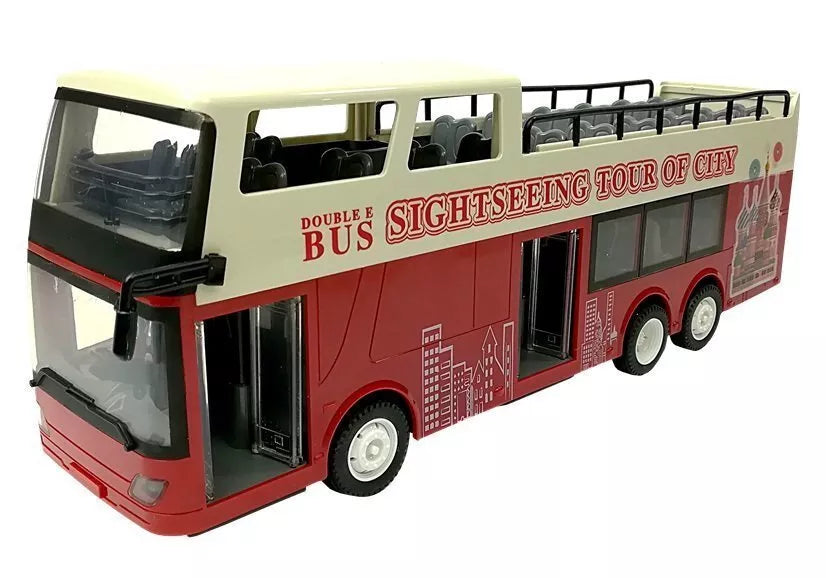Nuotoliniu būdu valdomas dviaukštis autobusas R/C Double Decker – 1:18, 2.4G