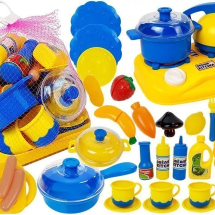 Plastikinis indų rinkinys mažajam šefui