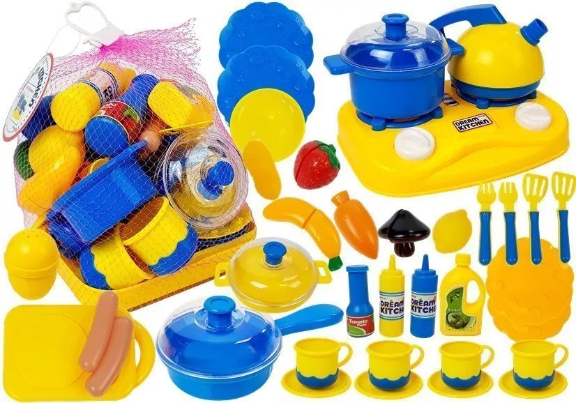 Plastikinis indų rinkinys mažajam šefui