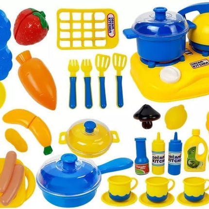Plastikinis indų rinkinys mažajam šefui