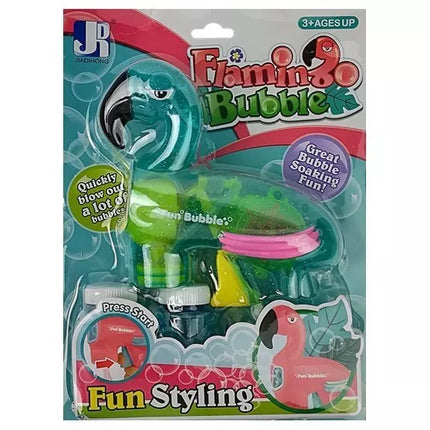 Muilo burbulų pistoletas Flamingas – mėlynas