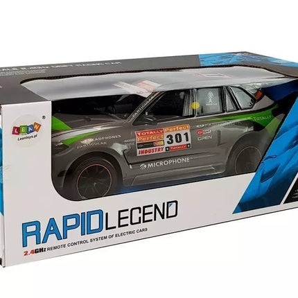 Nuotoliniu būdu valdomas sportinis automobilis RC 1:10 Gray Sport Car – 2.4G