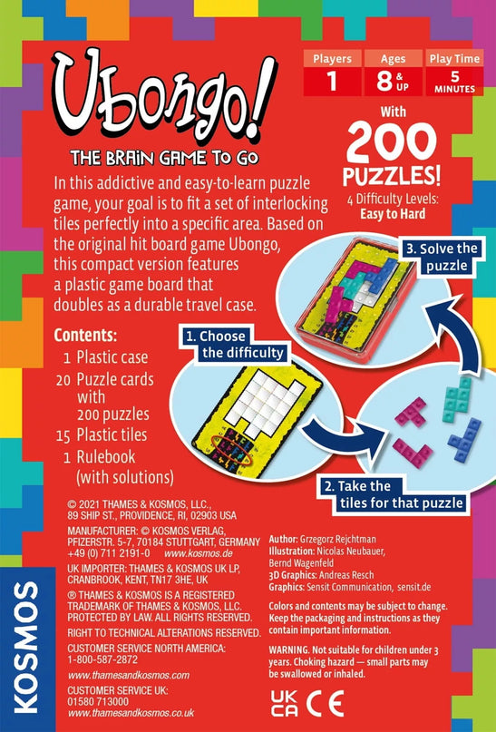 Stalo žaidimas „Ubongo: The Brain to Go“