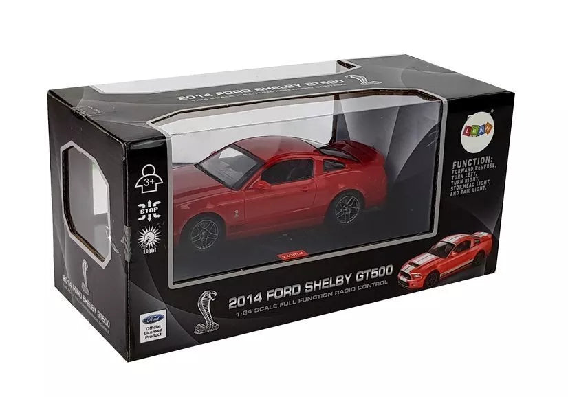 Nuotoliniu būdu valdomas automobilis Ford Shelby raudonas