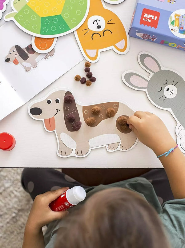 Kūrybinis rinkinys „Mano pirmasis pomponų menas”