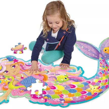 Grindų dėlionė „Magical Mermaid Floor Puzzle“