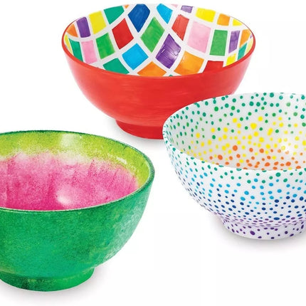 PAŽEISTA PAKUOTĖ: Kūrybinis rinkinys "Paint Your Own Porcelain Bowls"