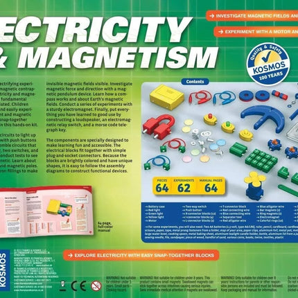 Kosmos mokslinis rinkinys „Elektra ir magnetizmas“