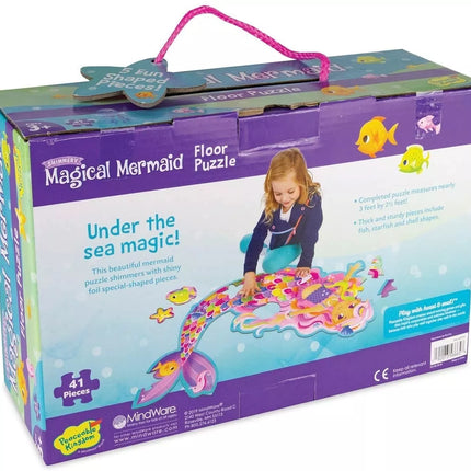 Grindų dėlionė „Magical Mermaid Floor Puzzle“