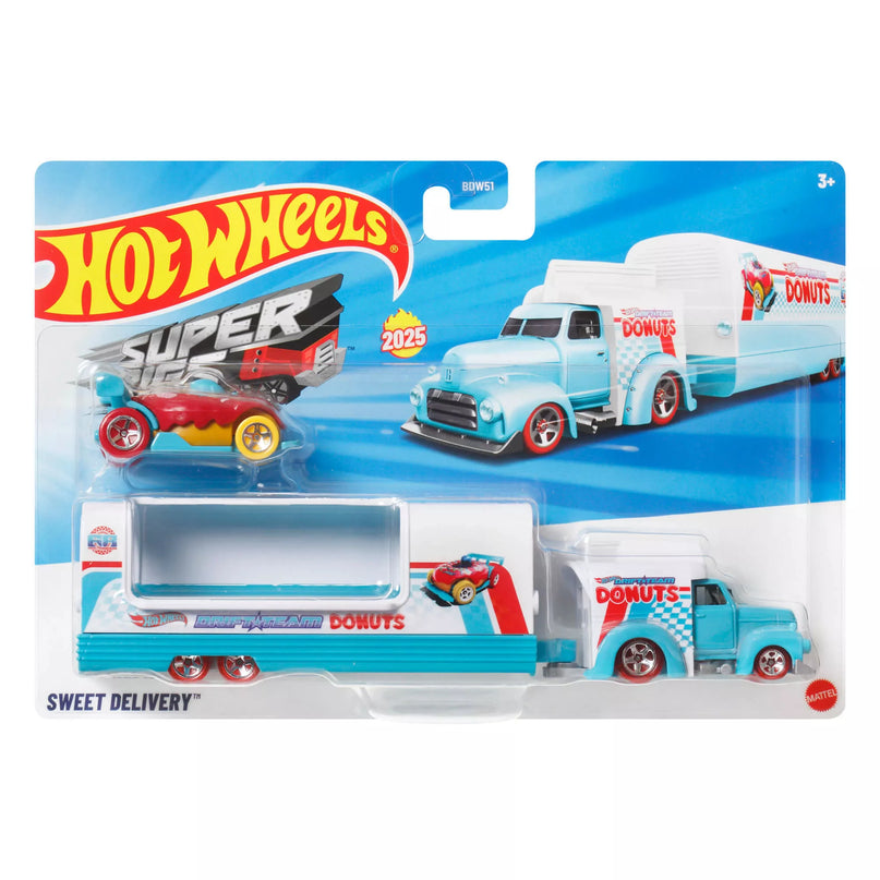 HOT WHEELS transporterio ir automodeliuko rinkinys (BDW51)