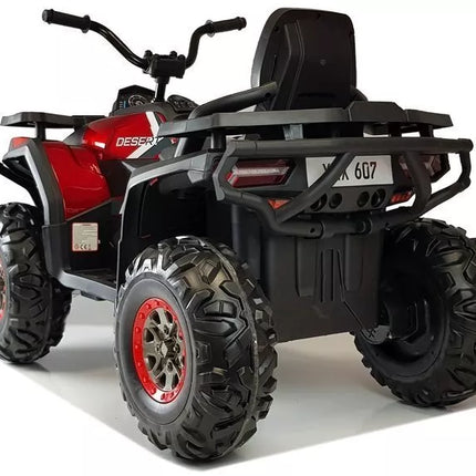 Elektrinis vaikiškas keturratis XMX607 Raudonas