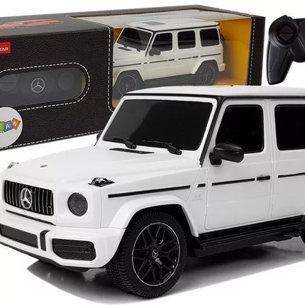 Mercedes AMG G63 1:24 – baltas nuotolinio valdymo automobilis