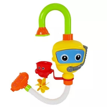 Robotas naras su vandens kriokliu