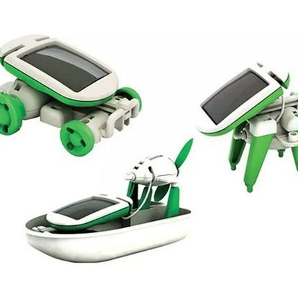 Kūrybinis saulės robotas 6in1 – ekologijos ir inžinerijos pažintis vaikams
