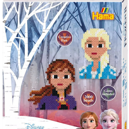 Hama karoliukų rinkinys dėžutėje „Frozen“