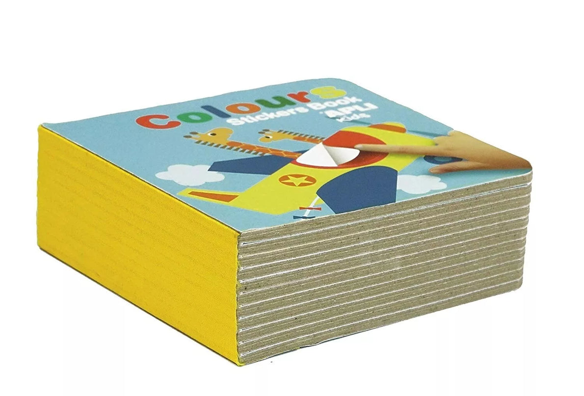 APLI Kids knyga su lipdukais GEOMETRINĖS FORMOS