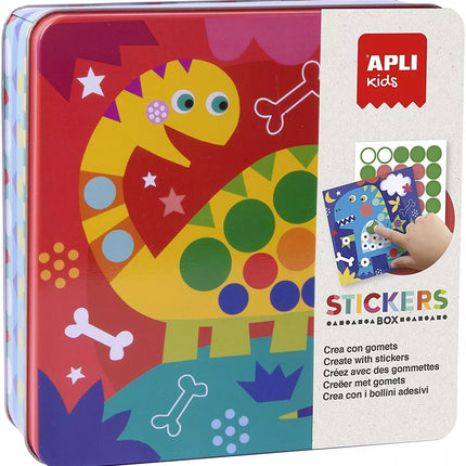 Apli Kids lipdukų žaidimas „Dino”