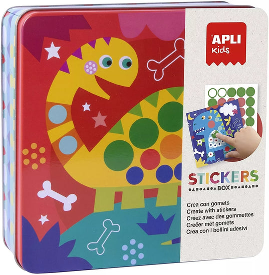 Apli Kids lipdukų žaidimas „Dino”