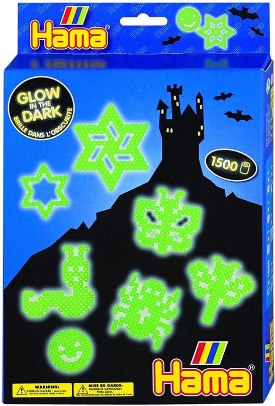 Hama MIDI karoliukų rinkinys „Glow in the dark“