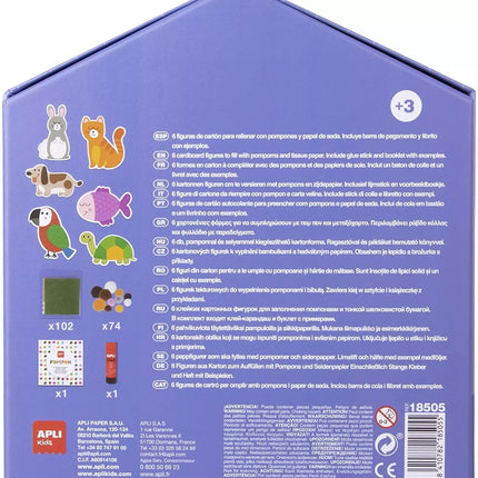 Kūrybinis rinkinys „Mano pirmasis pomponų menas”