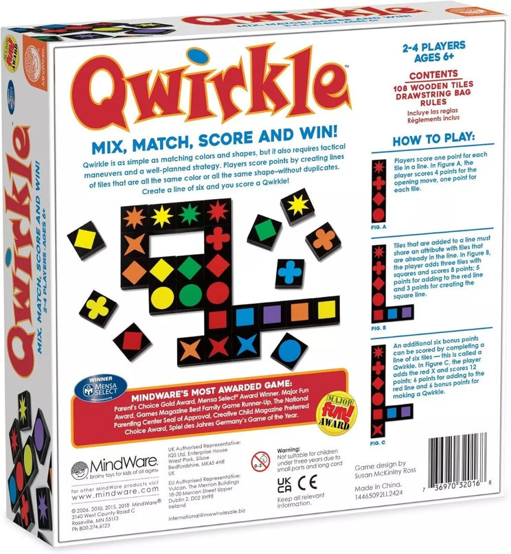 MindWare Strateginis stalo žaidimas „Qwirkle“