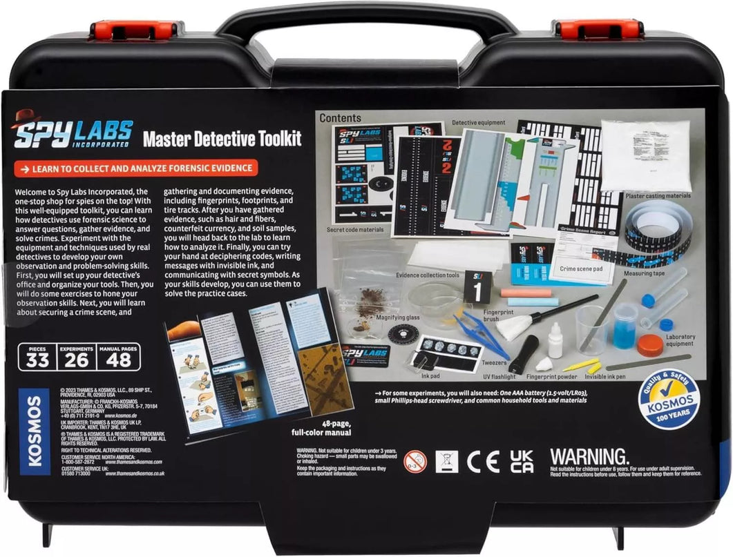 Spy Labs profesionalaus detektyvo rinkinys