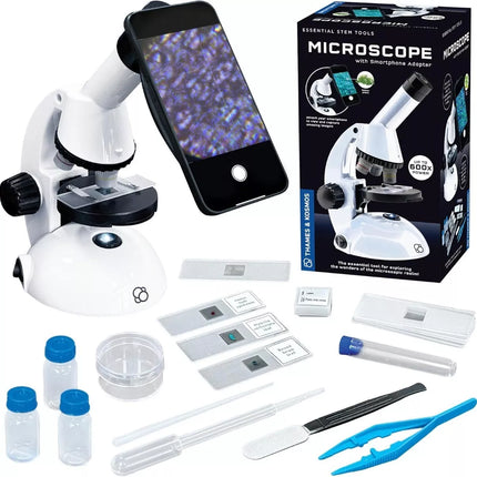 Kosmos Mikroskopas su išmaniojo telefono adapteriu