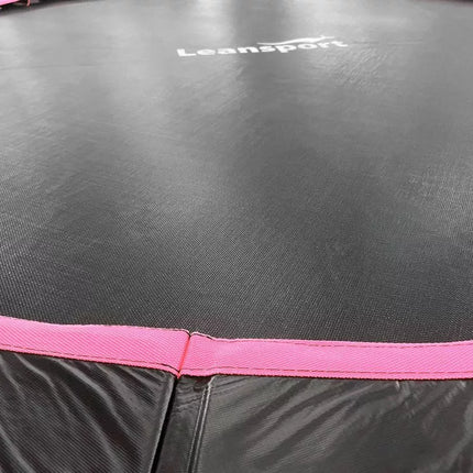 LEAN Sport Max 12ft (366 cm) batutas – juodas su rožiniais akcentais