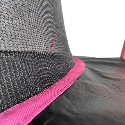 LEAN Sport Max 12ft (366 cm) batutas – juodas su rožiniais akcentais
