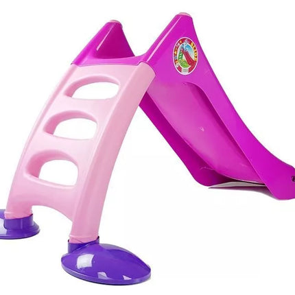 Vaikiška čiuožykla – rožinė–violetinė