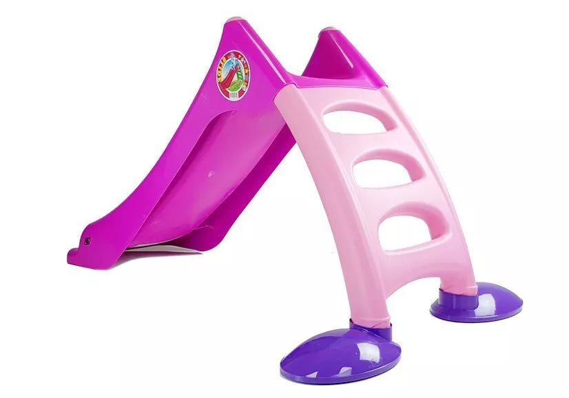 Vaikiška čiuožykla – rožinė–violetinė