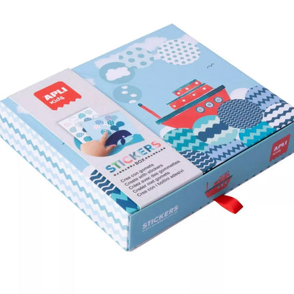 Apli Kids lipdukų žaidimas LAIVAS