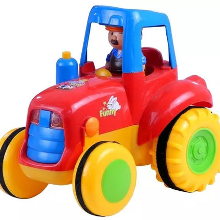 Traktorių ir priekabų rinkinys vaikams