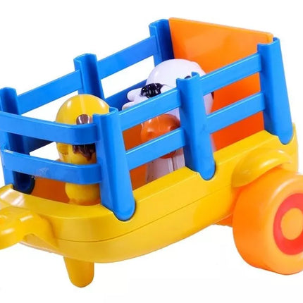 Traktorių ir priekabų rinkinys vaikams