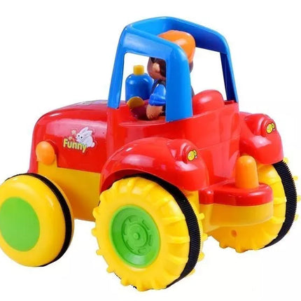 Traktorių ir priekabų rinkinys vaikams